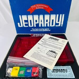 Jeopardy! 25th Anniversary Edition 1990 Pressman Game #5456 - Complete  (3685)